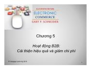 Giáo trình Thương mại điện tử - Chương 5: Hoạt động B2B: Cải thiện hiệu quả và giảm chi phí