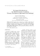 Investment Liberalization in the ASEAN Economic Community Vietnam’s Participation, Opportunities and Challenges - Nguyễn Thị Minh Phương