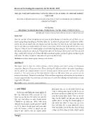 Mối quan hệ giữa khoảng cách văn hóa và xuất khẩu của doanh nghiệp Việt Nam - Võ Văn Dứt