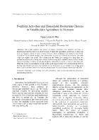 Nonfarm Activities and Household Production Choices in Smallholder Agriculture in Vietnam