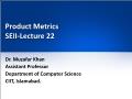 Product Metrics SEII - Lecture 22