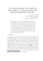 Quá trình nén Hillery và quá trình nén Hong-Mandel của trạng thái chồng chất hai trạng thái kết hợp vuông pha