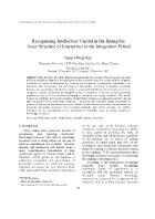 Recognizing Intellectual Capital in the Intangible Asset Structure of Enterprises in the Integration Period