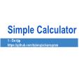 Simple Calculator