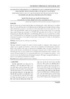 So sánh chất lượng dịch vụ và ý định quay lại của khách hàng giữa nhà hàng nhượng quyền thương mại và tự quản lý tại Tp.HCM - Nguyễn Thúy Quỳnh Loan