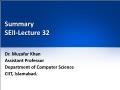 Summary SEII - Lecture 32