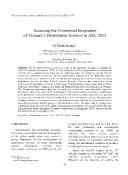 VNU Journal of Economics and Business - Assessing the Committed Integration of Vietnam’s Distribution Services in AEC 2015 - Vũ Thanh Hương