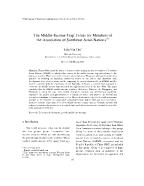 VNU Journal of Economics and Business - The Middle-Income Trap: Issues for Members of the Association of Southeast Asian Nations - Trần Văn Thọ