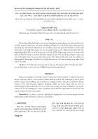 Yếu tố tiếp nhận của hoạt động nhượng quyền thương mại trong lĩnh vực ăn uống – giải khát: trường hợp nghiên cứu tại Việt Nam - Nguyễn Khánh Trung