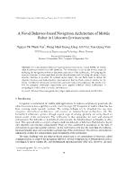 A Novel Behavior-Based Navigation Architecture of Mobile Robot in Unknown Environments