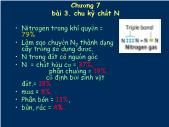 Giáo trình Khoa học đất - Chương 7, Bài 3: Chu kỳ chất N