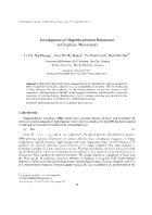 Investigation of Magneto-Phonon Resonance in Graphene Monolayers