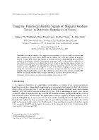 Using the Directional Analytic Signals of Magnetic Gradient Tensor to Determine Boundaries of Source