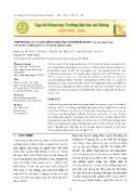 Ảnh hưởng của nano kẽm Oxid (ZnO) lên bệnh đốm lá (Cercospora sp.) và chất lượng hoa lan Dendrobium sonia - Phạm Thị Hà Vân