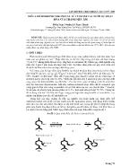 Điều chế Hidroxicitronelal từ Citronelal dưới sự hoạt hóa của thanh siêu âm