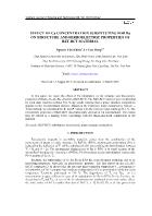 Effect of ca concentration substituting for Ba on structure and ferroelectric properties of Bzt-Bct material - Nguyen Văn Khien