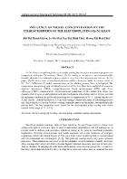 Influence of nickel concentration on the characteristics of the electroplating Zn-Ni alloy - Bui Thi Thanh Huyen