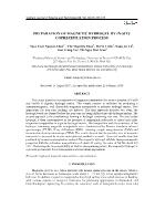 Preparation of magnetic hydrogel by in-Situ coprecipitation process - Ngoc Uyen Nguyen Thai