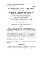 Secondary metabolites from a marine-Derived fungus Penicillium chrysogenum 045-357-2 - Phan Thi Hoai Trinh