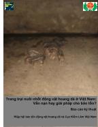 Trang trại nuôi nhốt động vật hoang dã ở Việt Nam: Vấn nạn hay giải pháp cho bảo tồn