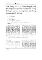 Ảnh hưởng của hệ số cô đặc và giải pháp bổ sung nước đến hiệu suất thu hồi và độ tinh sạch của chế phẩm protein đậu phộng trong quá trình siêu lọc