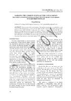 Assessing the current status of the cave scorpion euscorpiops cavernicola Lourenco & Pham, 2013 (Scorpiones: Euscorpiidae) in Northern Vietnam