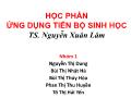 Bài giảng Ứng dụng tiến bộ sinh học - Chủ đề: Quy trình sản xuất dế thương phẩm