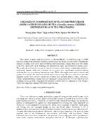 Changes in composition of flavour precursor amino acid in leaves of tea (Camellia sinensis) during orthodox black tea processing