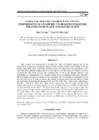 Effect of organic loading rate on the performance of anaerobic Co-digestion digester treating food waste and sludge waste