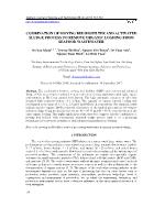 F moving bed biofilter and activated sludge process to remove organic loading from seafood wastewater