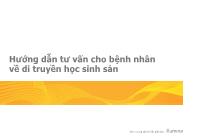 Giáo trình Hướng dẫn tư vấn cho bệnh nhân về di truyền học sinh sản