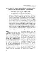 Hiện trạng quần thể voọc xám Đông Dương Trachypithcus Crepusculus ở khu bảo tồn thiên nhiên Xuân Liên, tỉnh Thanh Hóa