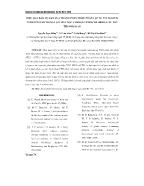 Hiệu quả bảo vệ gan của thành phần được phân lập từ Polygonum Tomentosum chống lại chất độc carbon tetrachloride gây tổn thương gan