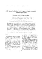 Hội chứng chuyển hóa và yếu tố nguy cơ ở người trung niên bị tiền đái tháo đường - Nguyễn Thị Trung Thu