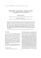 Kết quả điều tra mối (Insecta: Isoptera) gây hại trong quần thể di tích cố đô Huế - Nguyễn Quốc Huy