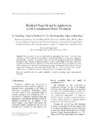 Modified Tung Oil and Its Application in Oil-Contaminated Water Treatment