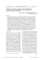 Nghiên cứu ảnh hưởng của mật độ ương lên sinh trưởng và tỷ lệ sống của cá tầm xi-Bê-ri (acipenser baerii brandt, 1869) giai đoạn cá bột lên cá hương - Nguyễn Viết Thùy