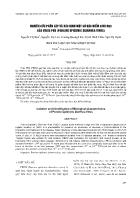 Nghiên cứu phân lập và xác định một số đặc điểm sinh học của virus PED(porcine epidemic diarrhea virus) - Nguyễn Thị Hoa