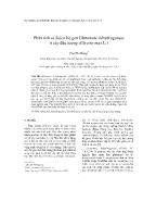 Phân tích in Silico họ gen Glutamate dehydrogenase ở cây đậu tương (Glycine max L.) - Cao Phi Bằng