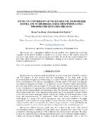 Study on conversion of vegetable oil deodorizer distillate to biodiesel using mesoporous oxophosphated sulfated zirconia