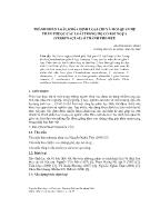 Thành phần loài, khóa định loại chi và mối quan hệ thân thuộc các loài trong họ cỏ roi ngựa (verbenaceae) ở thành phố Huế - Hoáng Xuân Thảo