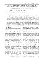 Tuyển chọn, định tên và khảo sát một số yếu tố ảnh hưởng đến chủng vi khuẩn lactic sinh tổng hợp Cellulase cao,có hoạt tính Probiotic - Nguyễn Thị Thu