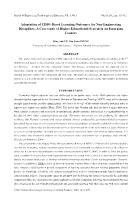 Adaptation of CDIO-Based Learning Outcomes for Non-Engineering Disciplines: A Case study of Higher Educational System in an Emerging Country - Dũng Anh Vũ