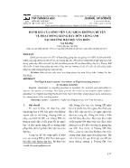 Đánh giá của sinh viên các khoa không chuyên về hoạt động giảng dạy môn tiếng anh tại trường Đại học Văn Hiến - Ngô Tấn Hiệp