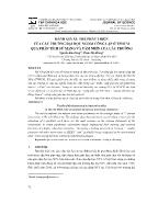 Đánh giá xu thế phát triển của các trường đại học ngoài công lập ở TP.HCM qua phân tích sứ mạng và tầm nhìn của các trường - Nguyễn Kim Dung