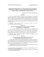 Egard retrospectif sur la mise en œuvre du systeme de formation a credits capitalisables et les changements induits dans l’enseignement-Apprentissage - Nguyen Thi Tuoi