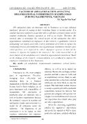 Factors of job satisfaction affecting organizational commitment of employees in Dong Nai province, Vietnam - Nguyễn Văn Nam