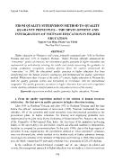 From quality supervision method to quality guaranty principles – the development and intergration of Vietnam education in higher education - Nguyen Van Hiep