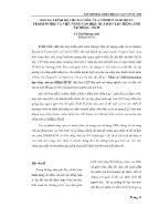 Khung trình độ chung châu Âu (common european framework) và việc nâng cao hiệu quả đào tạo tiếng anh tại ĐHQG - HCM - Vũ Thị Phương Anh