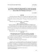 La notion d’effet établissement au vietnam: etude de cas sur le français bilingue dans les strategies des familles et de deux collèges - Le Van Kien